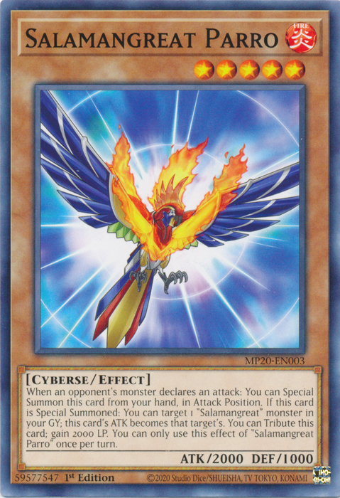 Salamangreat Parro [MP20-EN003] Common | Good Games Adelaide SA