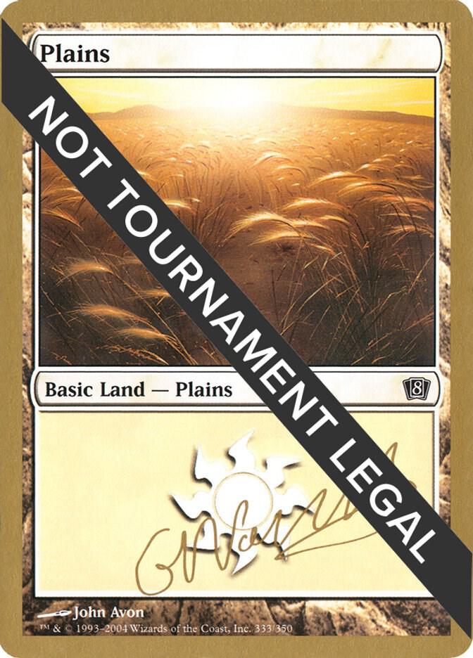 Plains 333 2004 Gabriel Nassif 8ED  (World Championship Decks)  | Good Games Adelaide SA