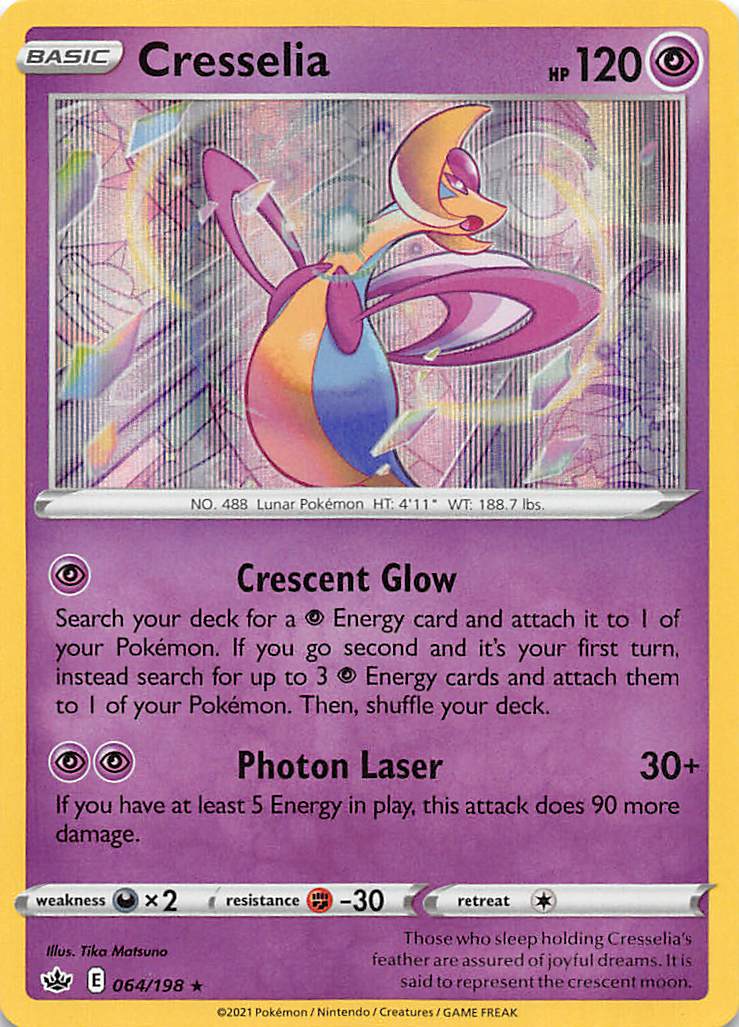 Cresselia (064/198) [Sword & Shield: Chilling Reign] | Good Games Adelaide SA