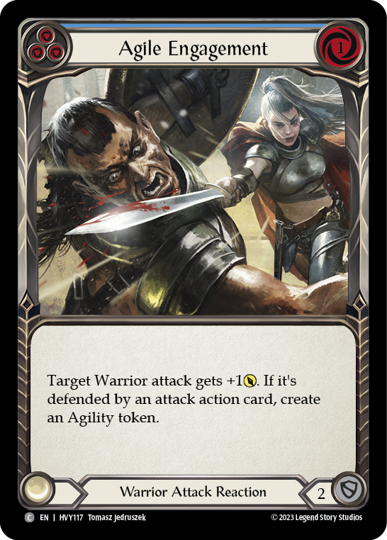 Agile Engagement (Blue) [HVY117] (Heavy Hitters) | Good Games Adelaide SA