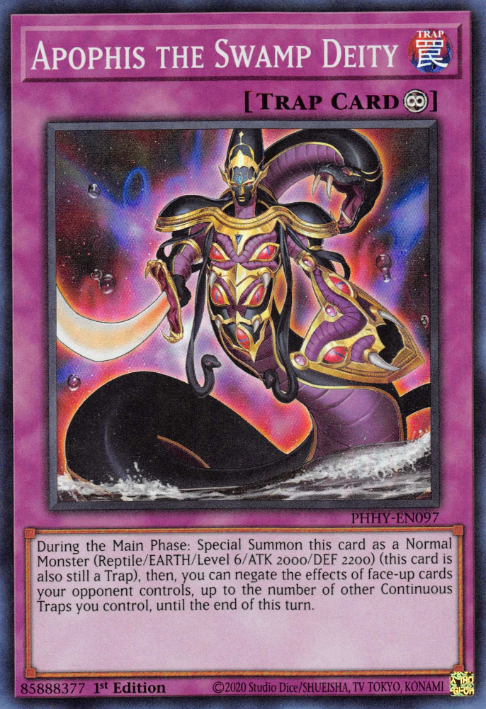 Apophis the Swamp Deity [PHHY-EN097] Super Rare | Good Games Adelaide SA