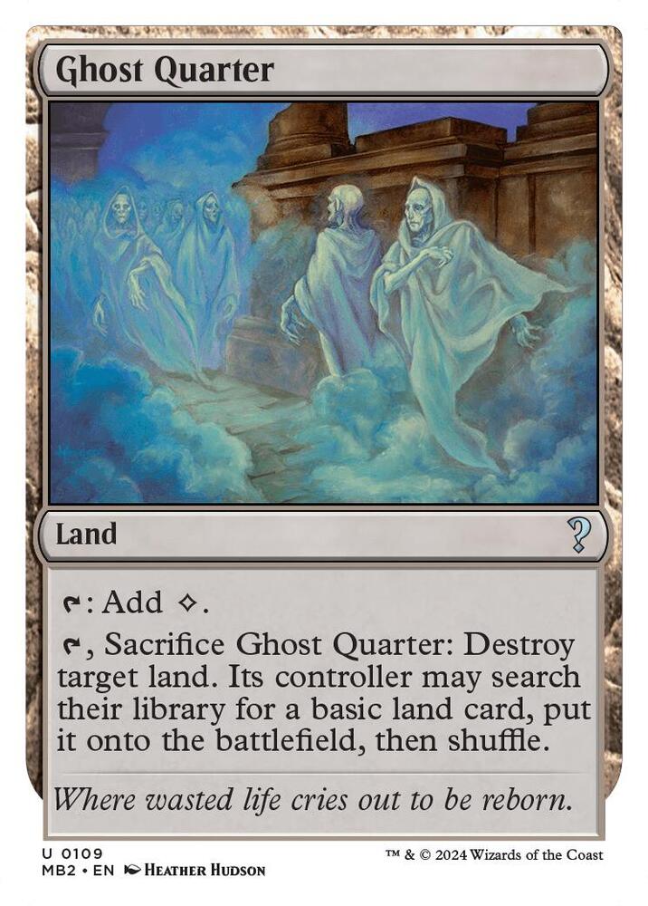 Ghost Quarter 109 (Mystery Booster 2)  | Good Games Adelaide SA