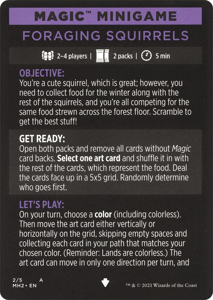 Magic Minigame Foraging Squirrels 2 (Modern Horizons 2)  | Good Games Adelaide SA