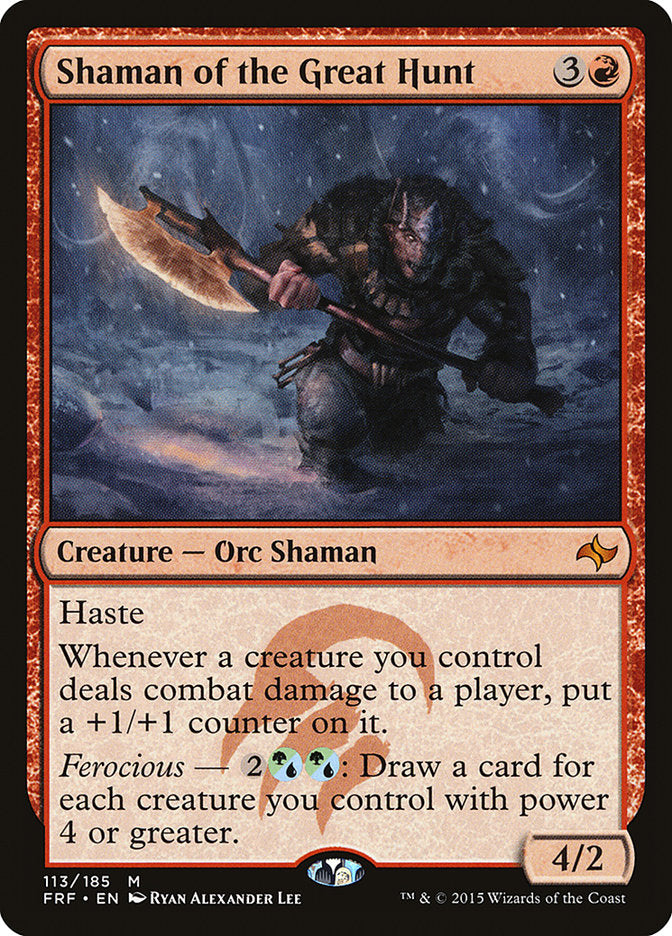 Shaman of the Great Hunt 113/185 (Fate Reforged)  | Good Games Adelaide SA