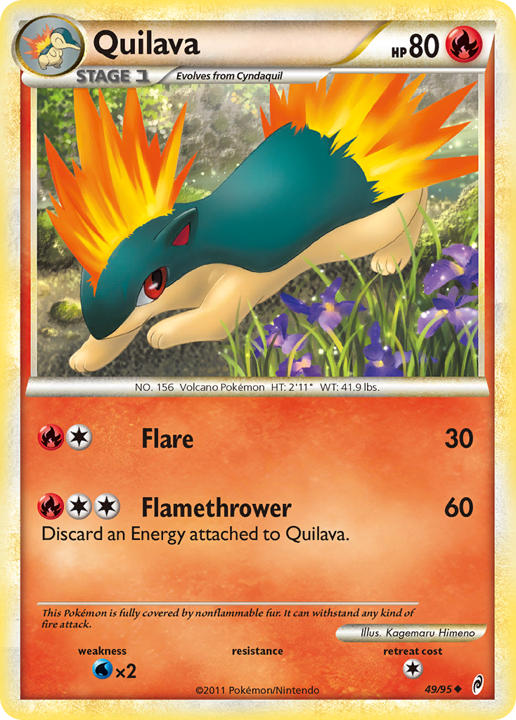 Quilava (49/95) [HeartGold & SoulSilver: Call of Legends] | Good Games Adelaide SA