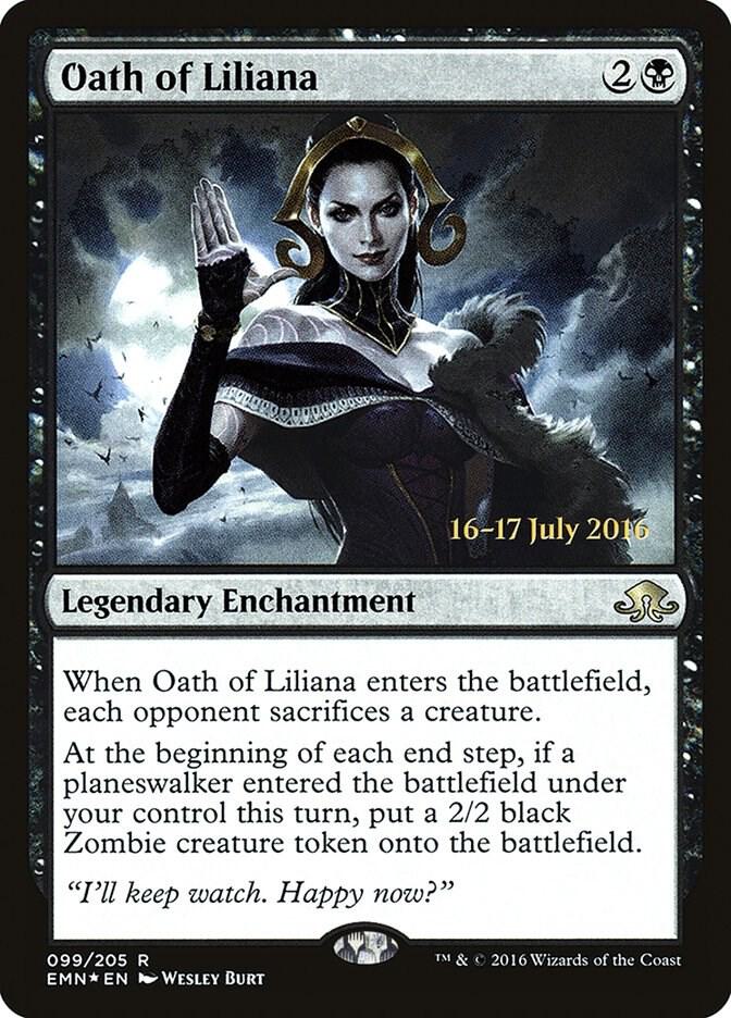 Oath of Liliana 99 (Prerelease Cards)  - Foil | Good Games Adelaide SA