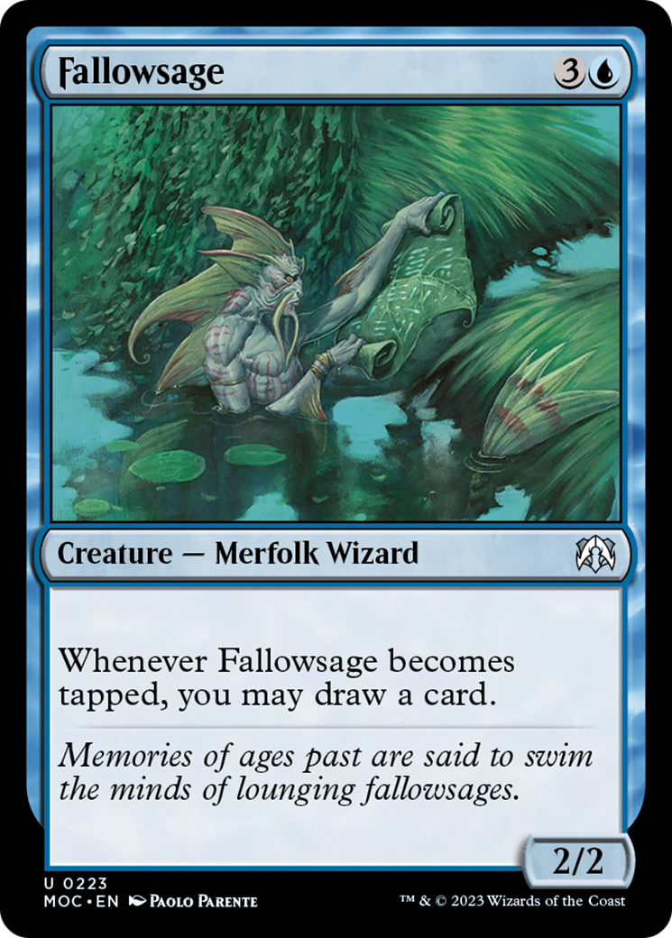 Fallowsage [March of the Machine Commander] | Good Games Adelaide SA