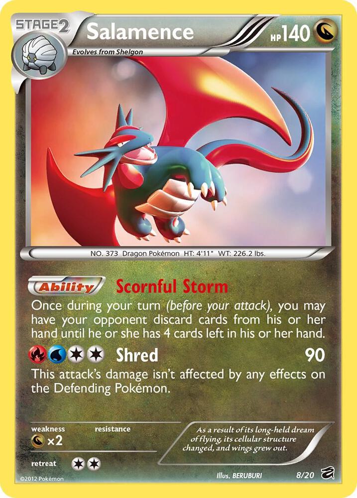 Salamence 8/20 (Dragon Vault)  - Holofoil | Good Games Adelaide SA