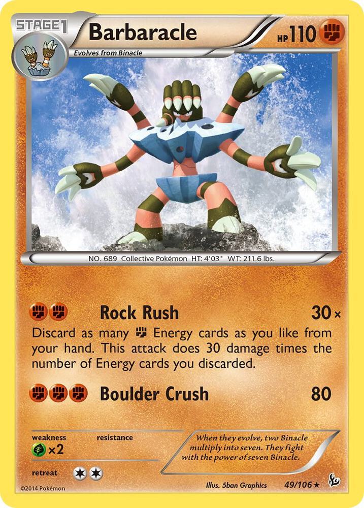 Barbaracle 49/106 (XY - Flashfire)  | Good Games Adelaide SA