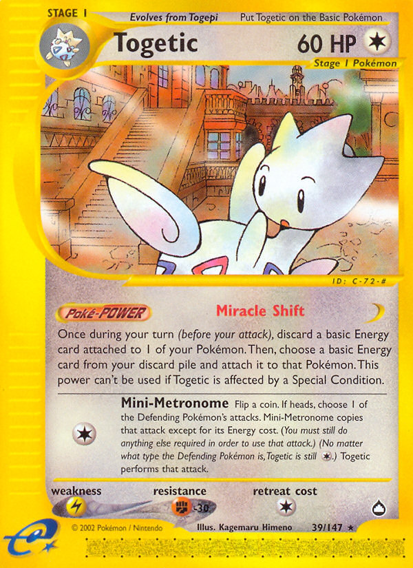 Togetic (39/147) [Aquapolis] | Good Games Adelaide SA