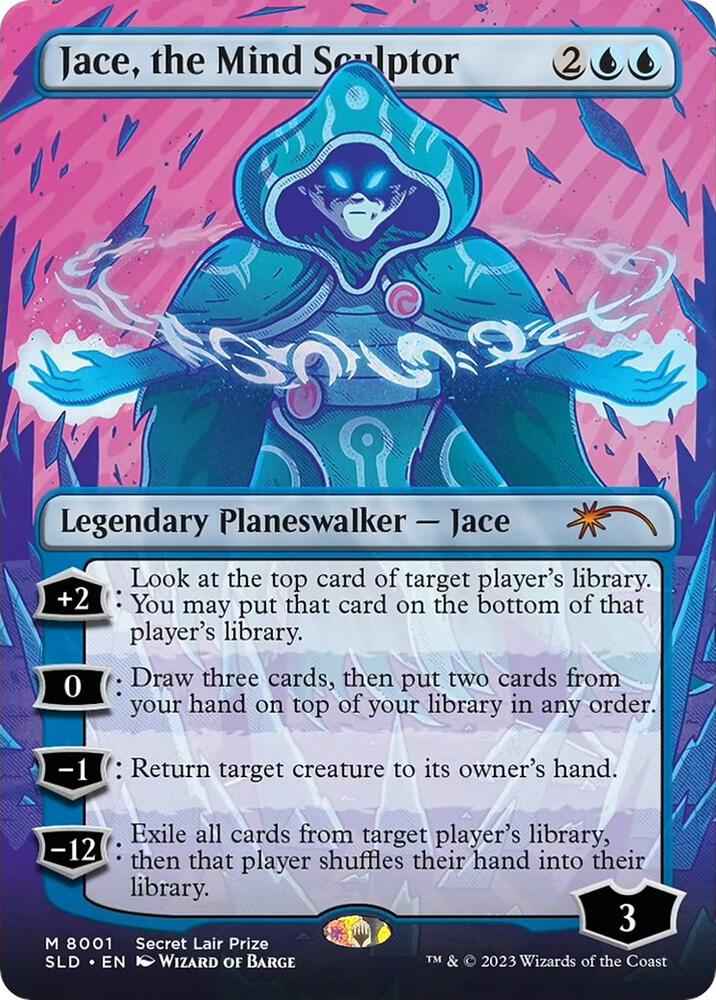 Jace, the Mind Sculptor 8001 (Secret Lair Showdown)  - Borderless Foil | Good Games Adelaide SA