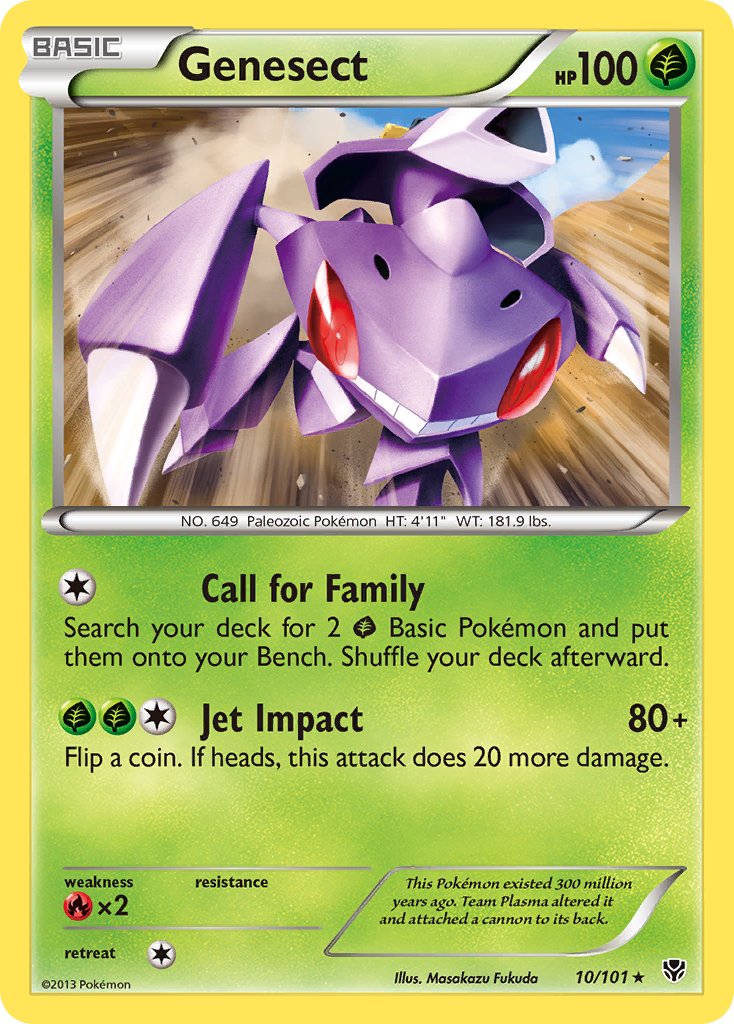 Genesect (10/101) (Theme Deck Exclusive) [Black & White: Plasma Blast] | Good Games Adelaide SA