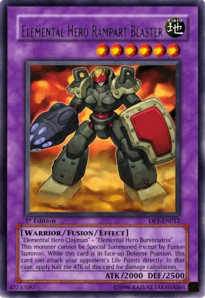 Elemental Hero Rampart Blaster [DP1-EN012] Rare | Good Games Adelaide SA