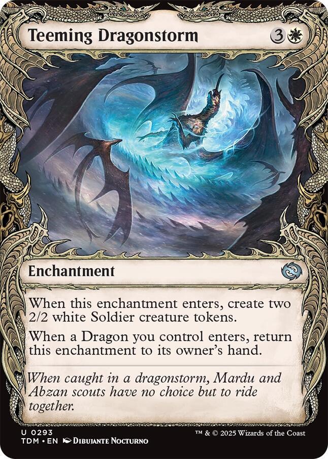 Teeming Dragonstorm 293 (Tarkir: Dragonstorm)  - Foil | Good Games Adelaide SA