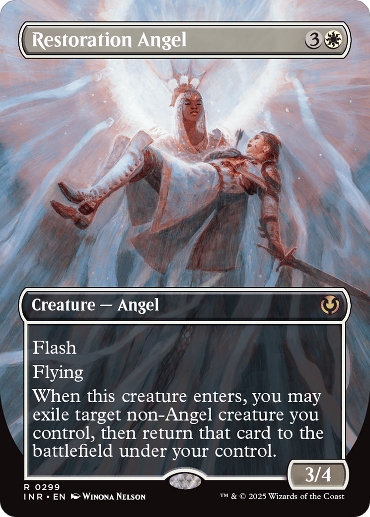 Restoration Angel (Borderless) [Innistrad Remastered] | Good Games Adelaide SA