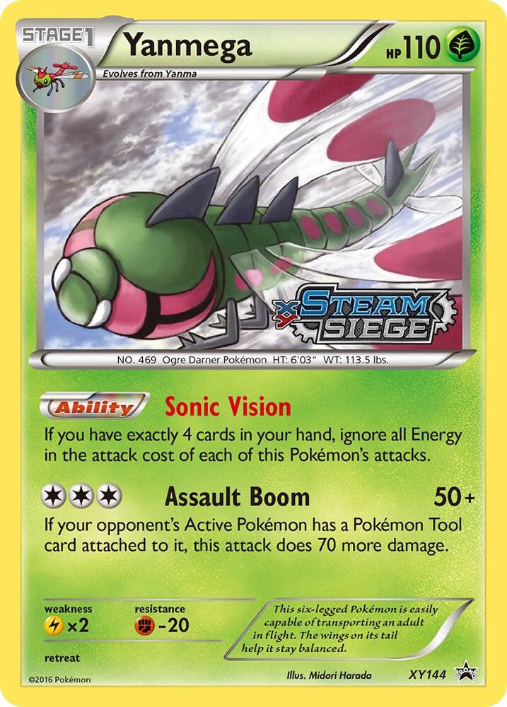 Yanmega XY Steam Siege Prerelease XY144 (XY Promos)  - Holofoil | Good Games Adelaide SA