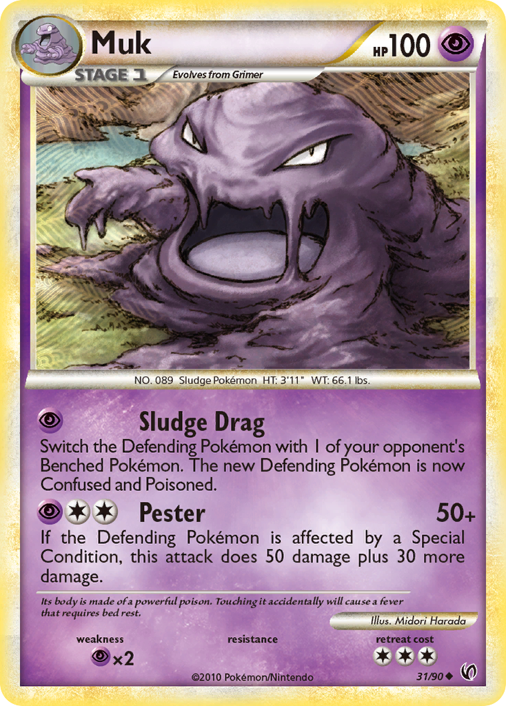 Muk (31/90) [HeartGold & SoulSilver: Undaunted] | Good Games Adelaide SA