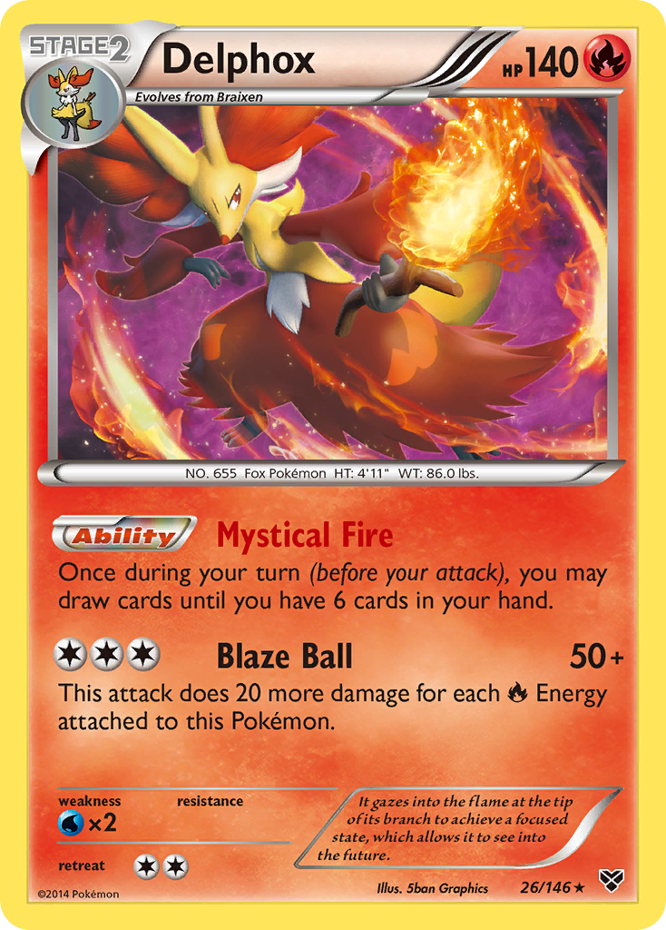 Delphox (26/146) [XY: Base Set] | Good Games Adelaide SA