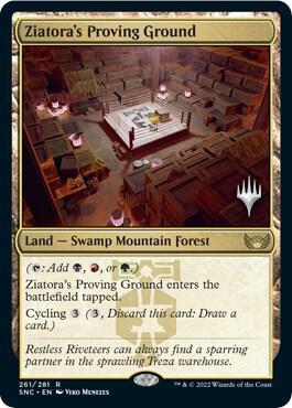 Ziatoras Proving Ground 261 (Promo Pack: Streets of New Capenna)  - Foil | Good Games Adelaide SA