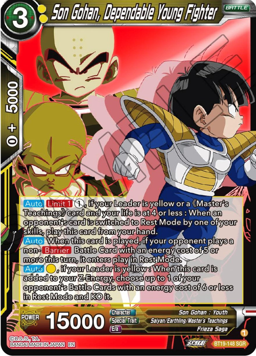 Son Gohan, Dependable Young Fighter (BT19-148) [Fighter's Ambition] | Good Games Adelaide SA