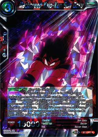 Machspeed Kaio-Ken Son Goku [BT7-005] | Good Games Adelaide SA