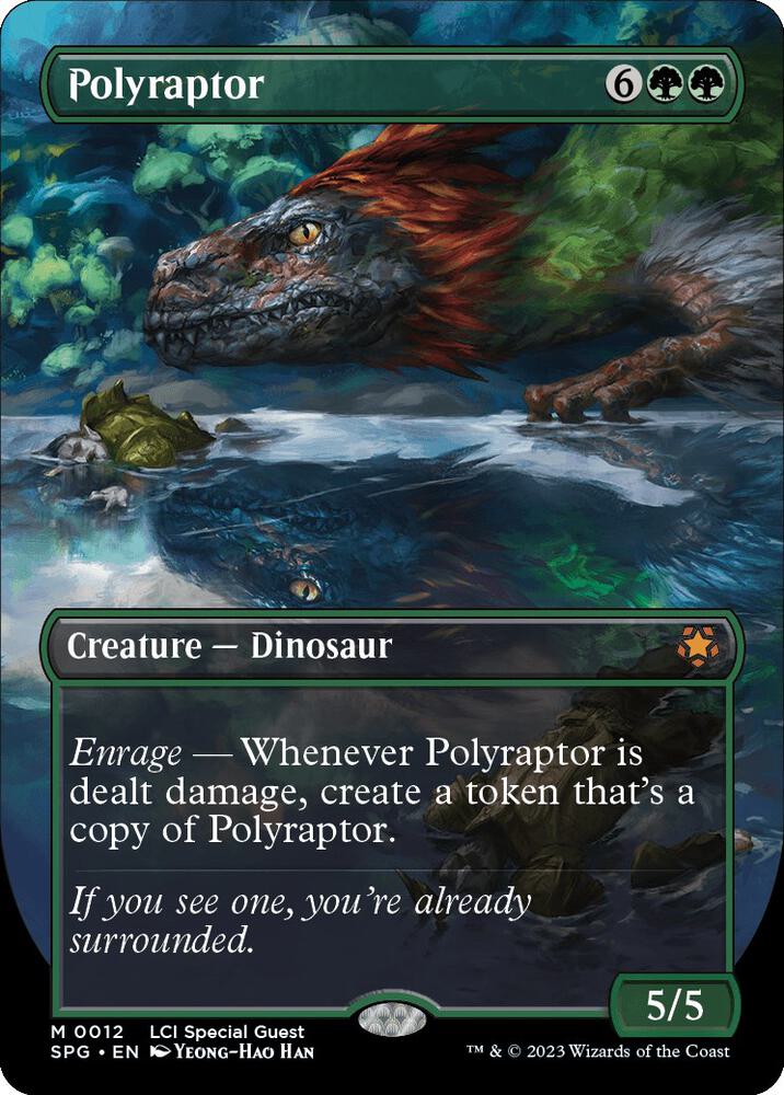 Polyraptor 12 (Special Guests)  - Borderless Foil | Good Games Adelaide SA