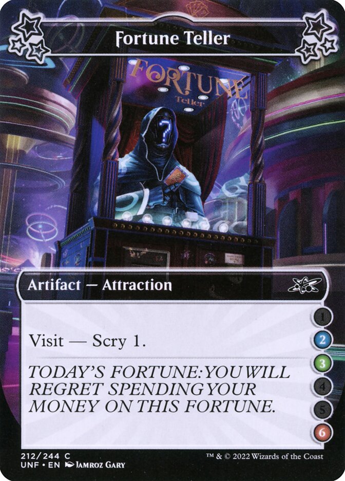 Fortune Teller 212 (Unfinity)  - Foil | Good Games Adelaide SA
