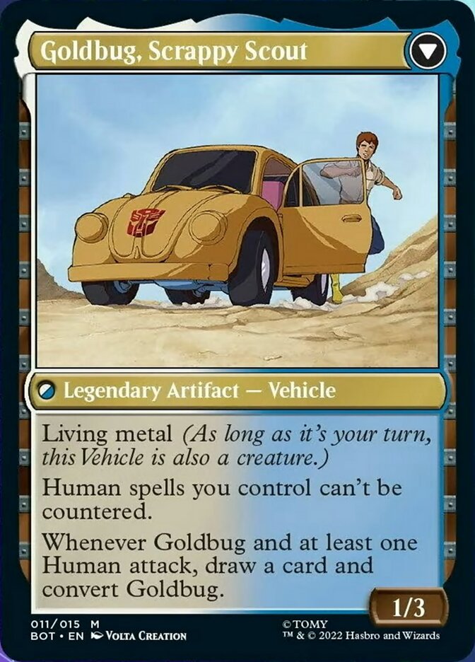 Goldbug, Humanity's Ally // Goldbug, Scrappy Scout [Universes Beyond: Transformers] | Good Games Adelaide SA