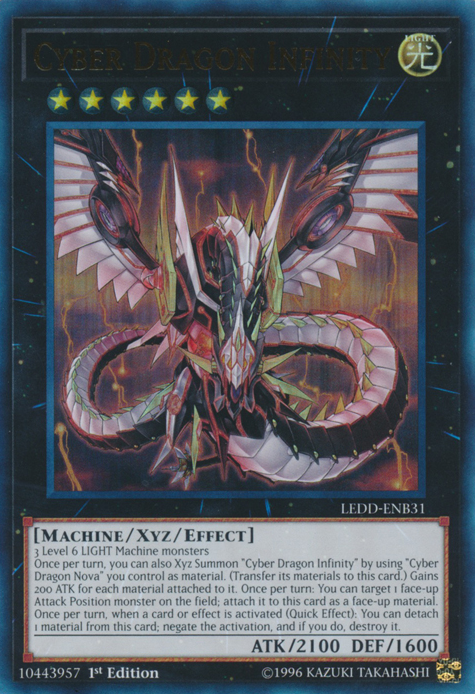 Cyber Dragon Infinity [LEDD-ENB31] Ultra Rare | Good Games Adelaide SA