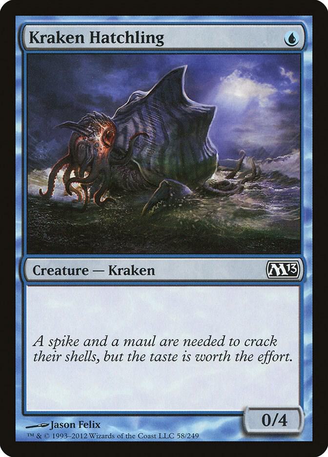 Kraken Hatchling 58 (Magic 2013 (M13))  - Foil | Good Games Adelaide SA