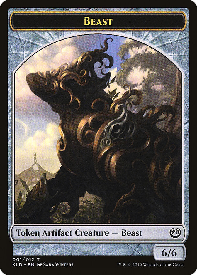 Beast Token (001) [Kaladesh Tokens] | Good Games Adelaide SA