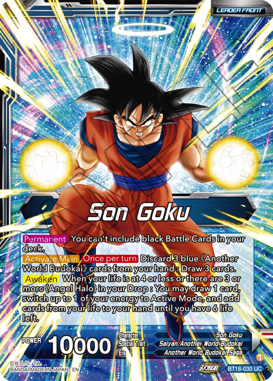 Son Goku // Son Goku, Another World Fighter (BT18-030) [Dawn of the Z-Legends] | Good Games Adelaide SA