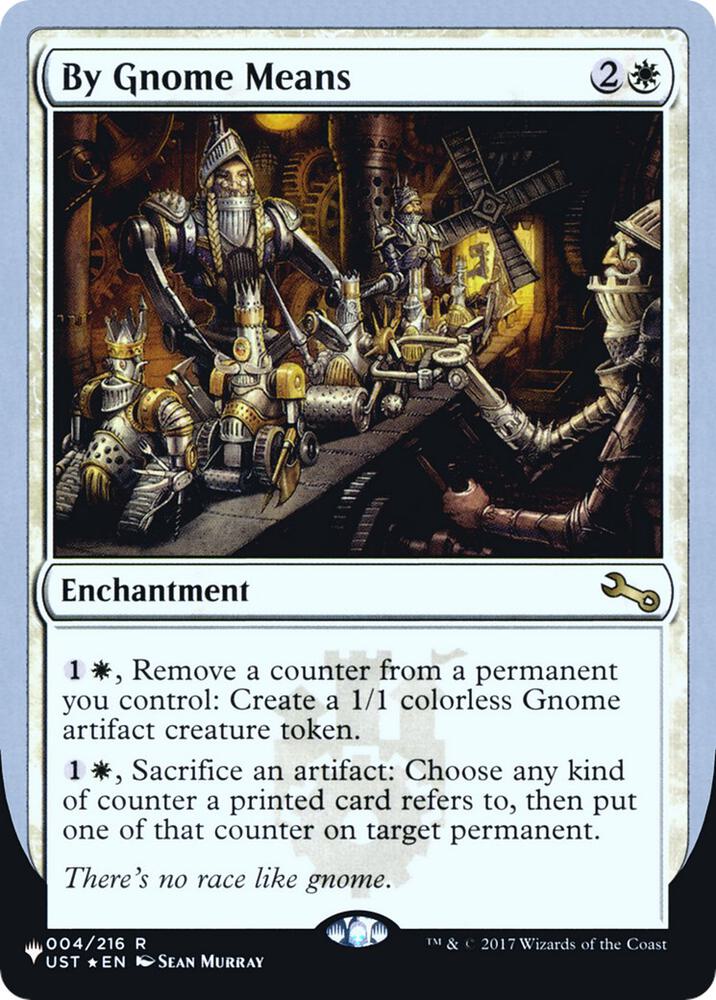 By Gnome Means 004/216 (The List Reprints)  - Foil | Good Games Adelaide SA