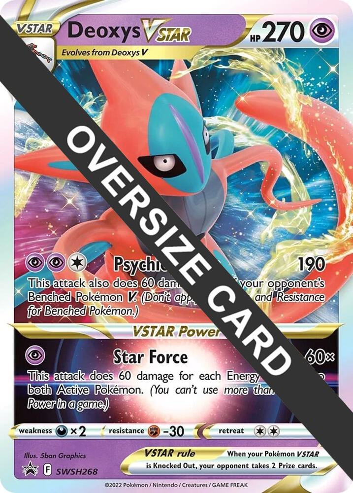 Deoxys VSTAR SWSH268 SWSH268 (Jumbo Cards)  - Holofoil | Good Games Adelaide SA