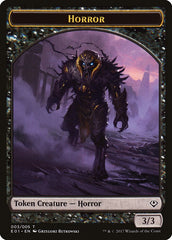 Horror // Zombie Double-sided Token [Archenemy: Nicol Bolas Tokens] | Good Games Adelaide SA