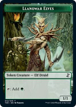 Llanowar Elves Token 12 (Time Spiral: Remastered)  | Good Games Adelaide SA