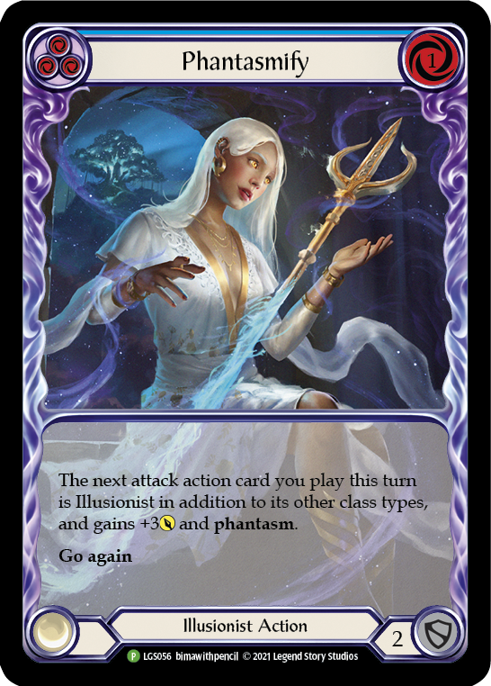 Phantasmify (Blue) [LGS056] (Promo)  Rainbow Foil | Good Games Adelaide SA