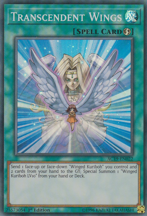 Transcendent Wings [AC19-EN022] Super Rare | Good Games Adelaide SA
