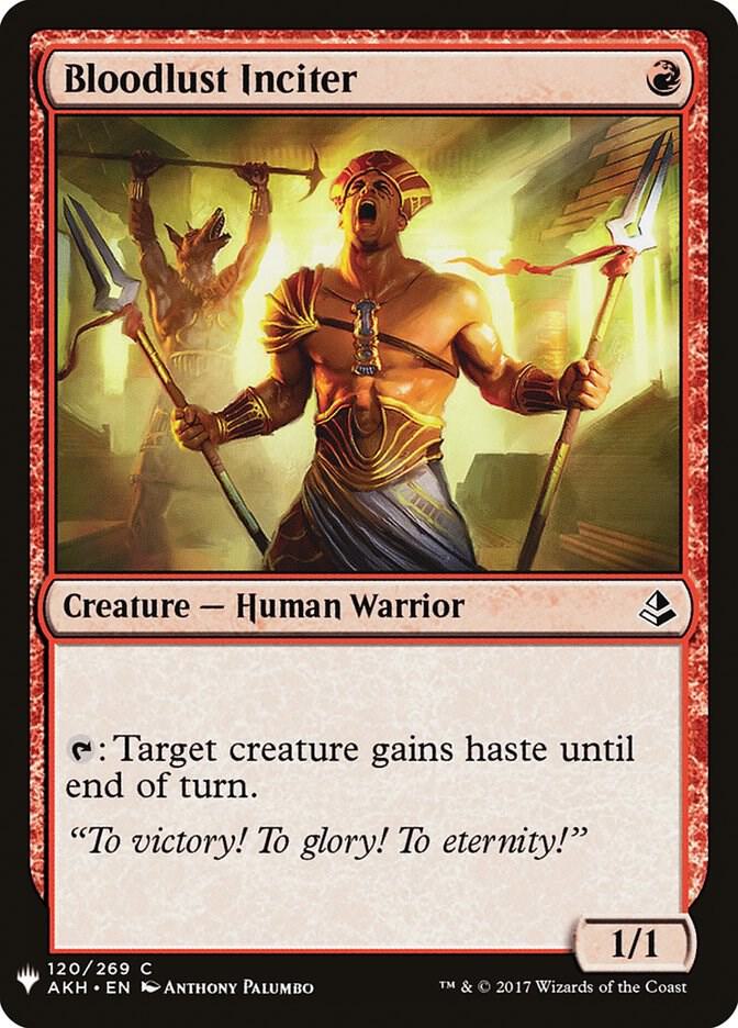 Bloodlust Inciter 120 (The List Reprints)  | Good Games Adelaide SA