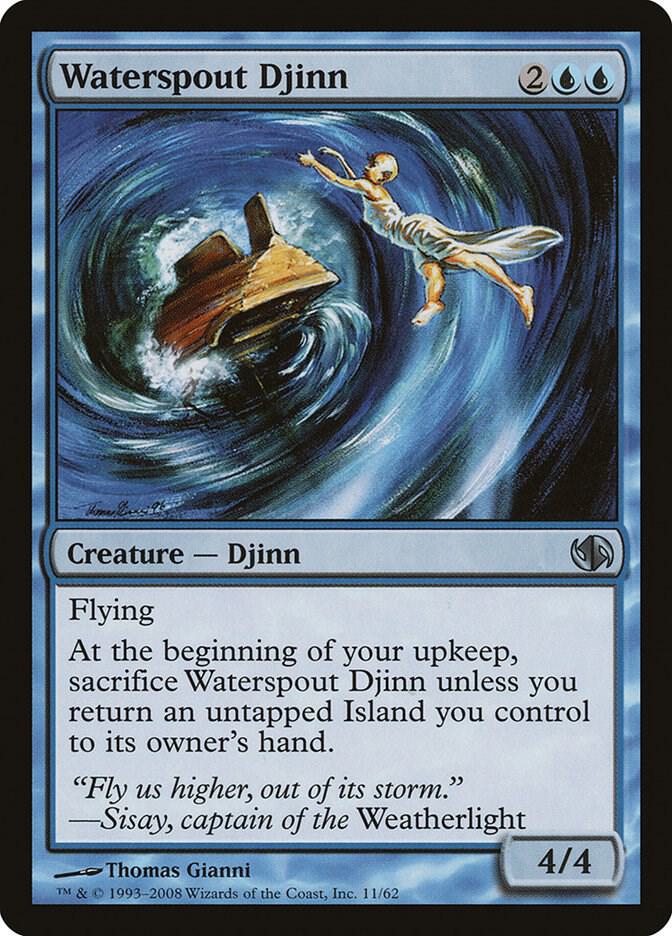 Waterspout Djinn 11 (Duel Decks: Jace vs. Chandra)  | Good Games Adelaide SA