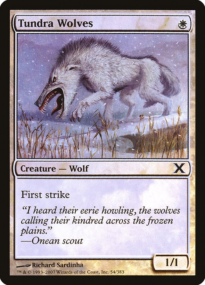 Tundra Wolves (Premium Foil) [Tenth Edition] | Good Games Adelaide SA