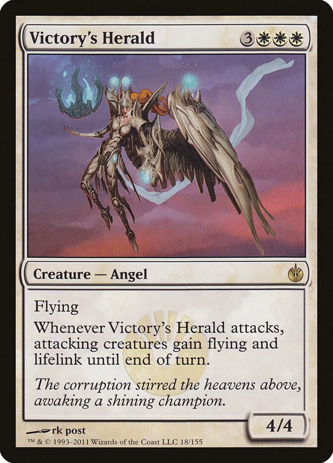 Victory's Herald 18 (Mirrodin Besieged)  - Foil | Good Games Adelaide SA