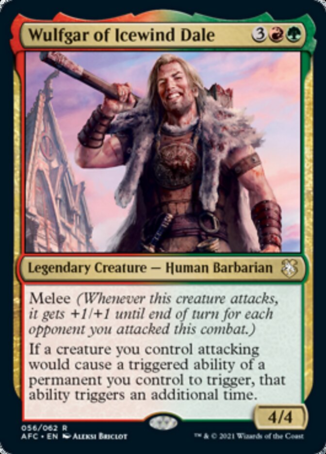 Wulfgar of Icewind Dale [Dungeons & Dragons: Adventures in the Forgotten Realms Commander] | Good Games Adelaide SA