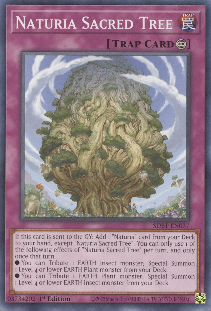 Naturia Sacred Tree [SDBT-EN037] Common | Good Games Adelaide SA