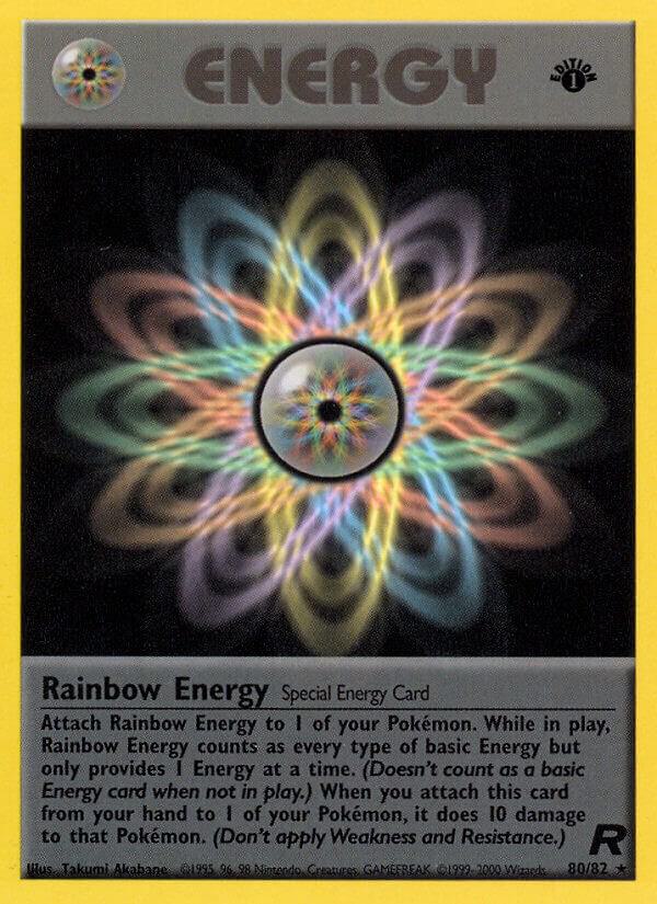 Rainbow Energy  80/82 (Team Rocket)  - 1st Edition | Good Games Adelaide SA