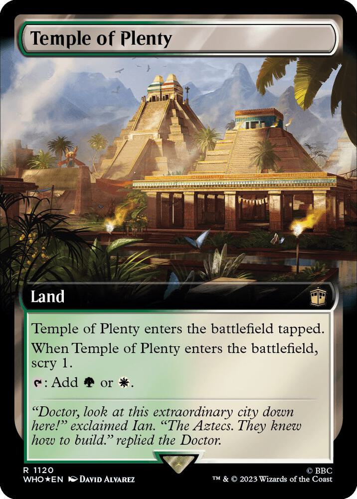 Temple of Plenty 1120 (Universes Beyond: Doctor Who)  - Foil | Good Games Adelaide SA