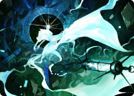 Thirst for Discovery Art Card [Innistrad: Crimson Vow Art Series] | Good Games Adelaide SA