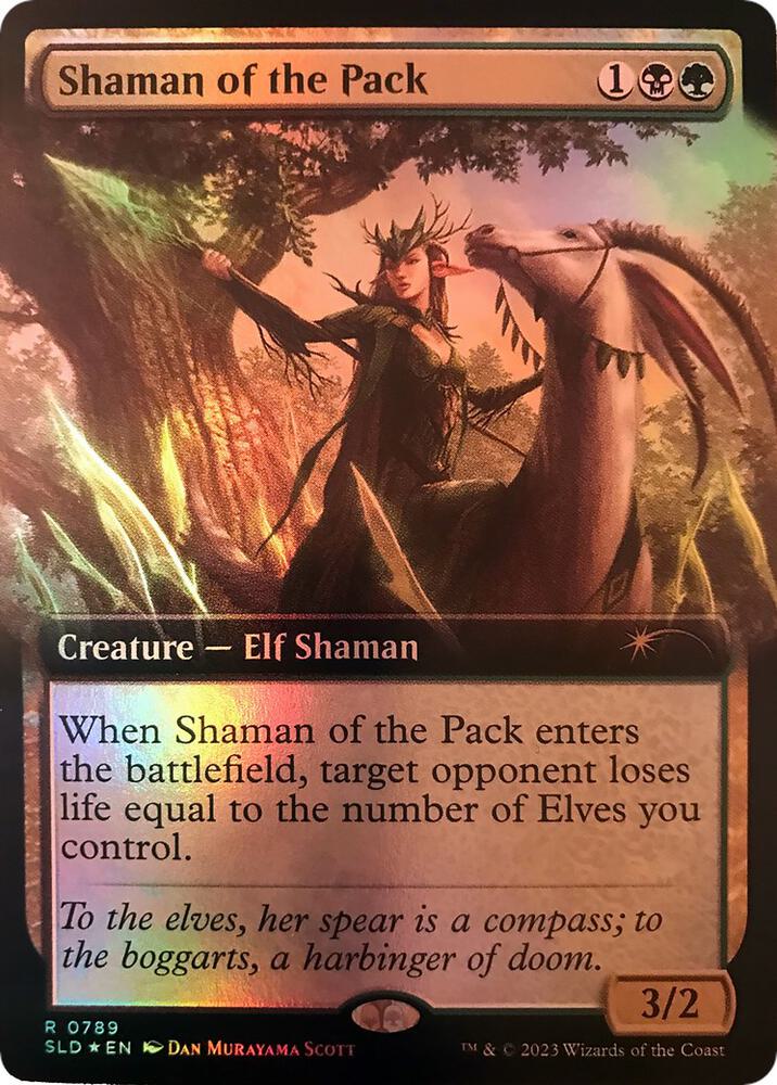 Shaman of the Pack Extended Art 789 (Secret Lair Drop Series)  - Foil | Good Games Adelaide SA