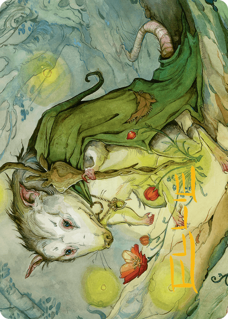 Tender Wildguide Art Card (Gold-Stamped Signature) [Bloomburrow Art Series] | Good Games Adelaide SA