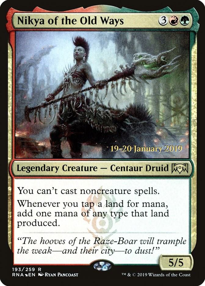 Nikya of the Old Ways 193 (Prerelease Cards)  - Foil | Good Games Adelaide SA